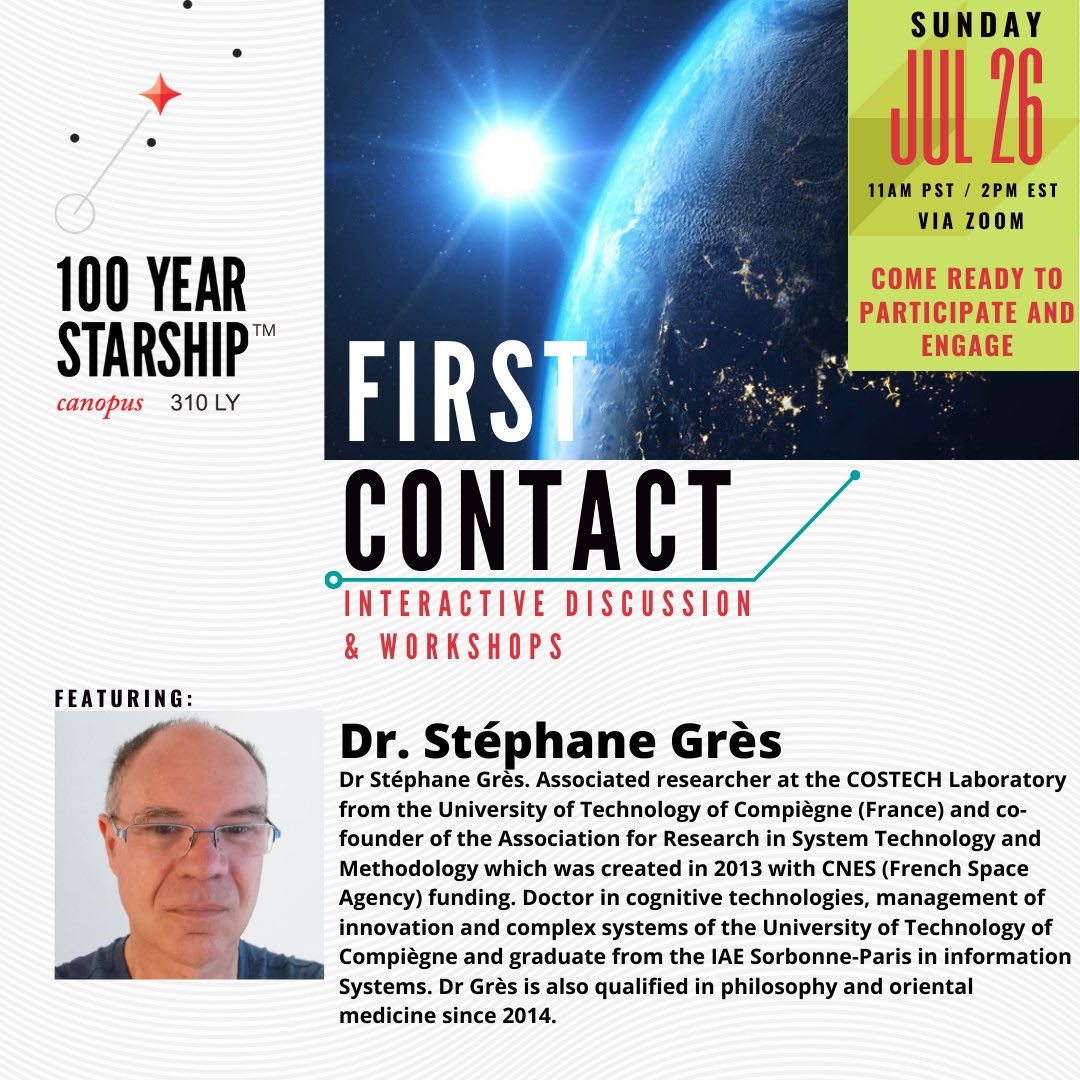 LookUpOneSky's tweet photo. FIRST CONTACT: on July 26th 11am PST / 2pm EST join Dr. Mae Jemison, Dr. Steve Croft, Dr. Morgan Cable, Dr. Stephane Gres and Mickey Fisher for an inclusive and interactive discussion that asks you you to help set the course! Registration is free &amp; limited https://t.co/zAnEy9xQn7 https://t.co/SPyadTlIkw