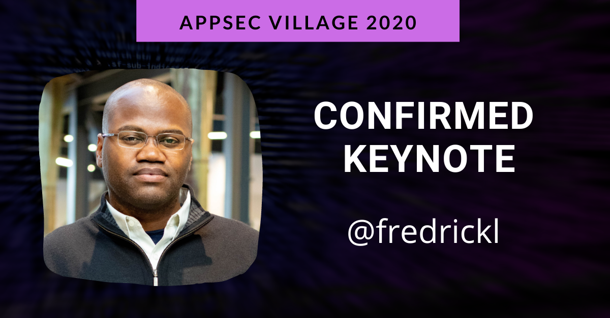 AppSec_Village's tweet photo. We are so excited to share that @fredrickl, CISO of @GustoHQ, will also be a #keynote at this year's #AppSec Village at @defcon. #DEFCONSafeMode Can't wait to hear what he will say! https://t.co/mh78wdg7ZR