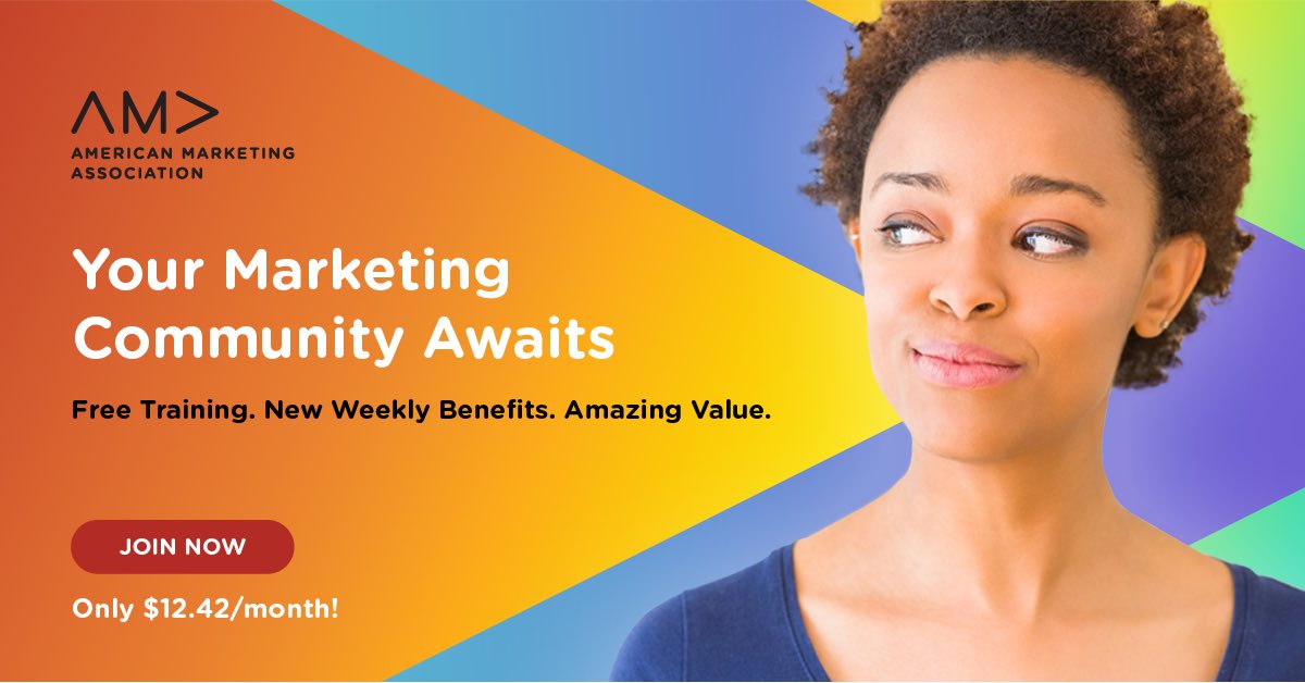 New membership benefits and pricing 👀🤩 Free training. New benefits every week. A community dedicated to solving marketing challenges. For $149/year, AMA membership has undeniable value.

Learn more: ama.org/join

#AmericanMarketingAssociation #AMAOrlando #Orlando