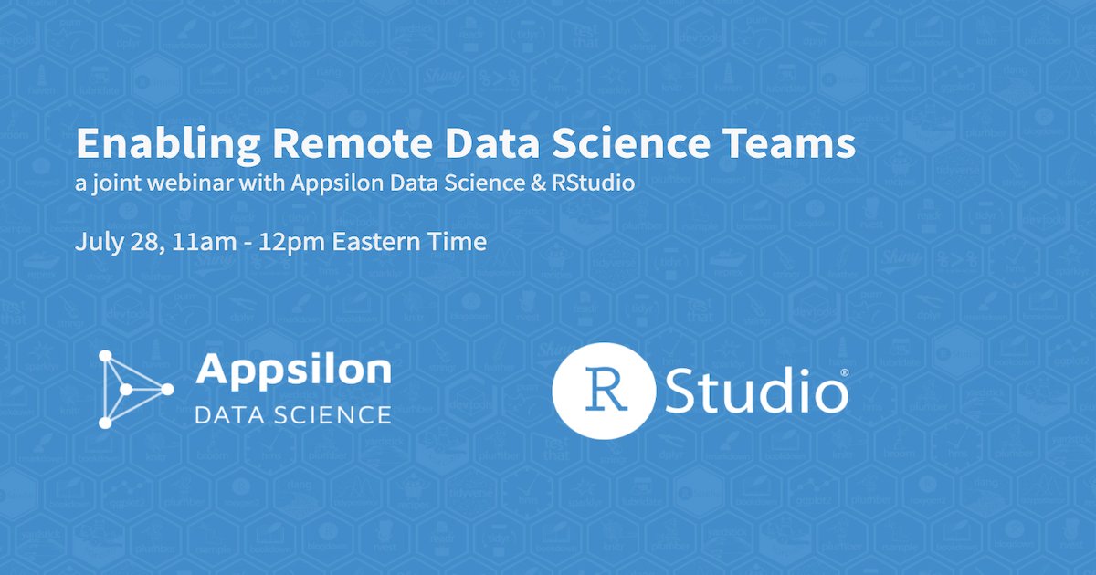 analytics_post's tweet image. pages.rstudio.net/July-28--Enabl…
#Register for this #RStats #Webinar