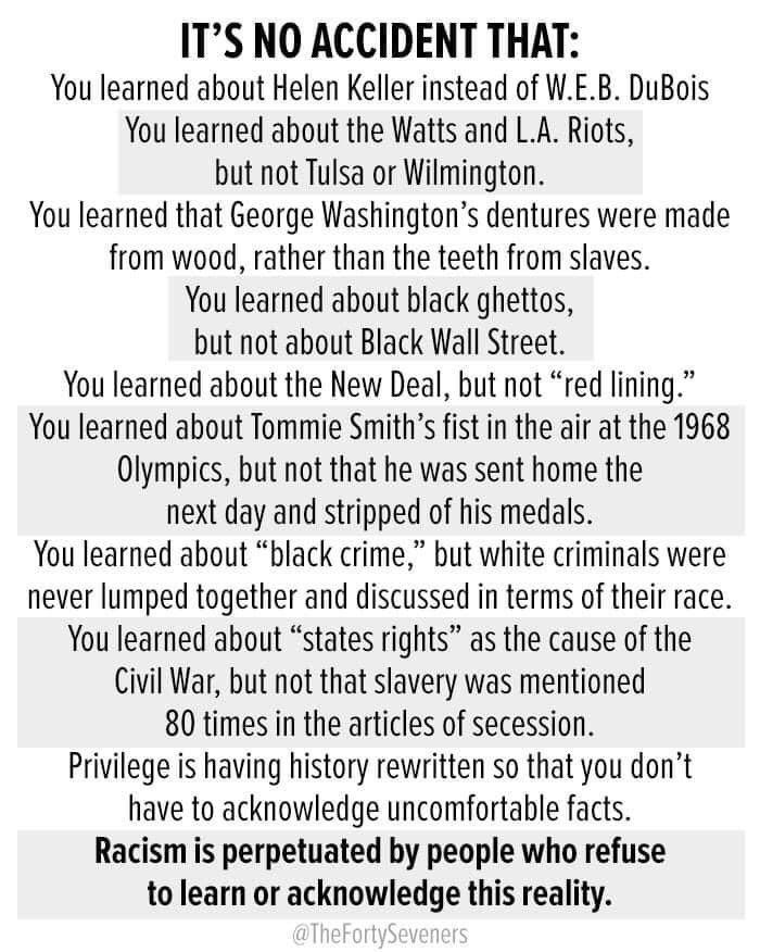 Donate to end human trafficking:  https://www.childfund.org/&nbsp;Do something to understand and fight systemic racism.  https://asunow.asu.edu/20200614-discoveries-%E2%80%98systemic-racism%E2%80%99-defined-and-deconstructed