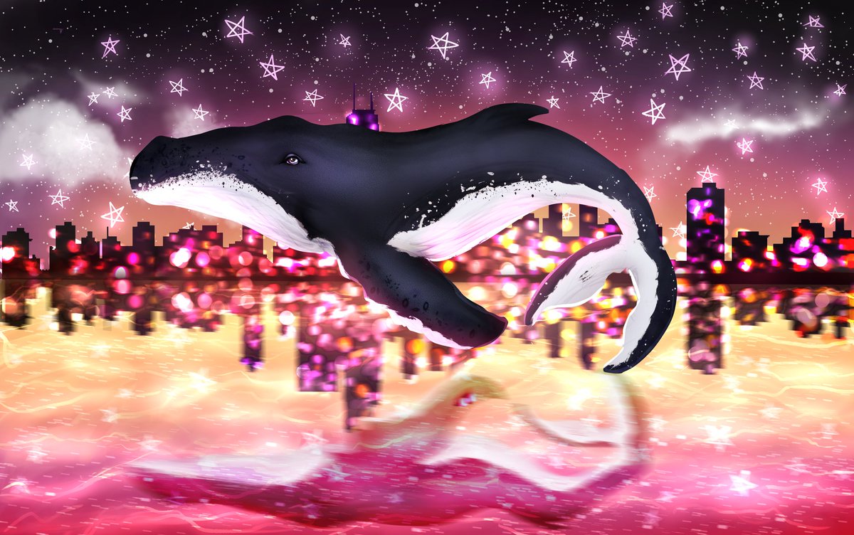 LapainPerdu's tweet photo. Whales are so cool! Those that fly      even more QwQ !

(nothing to do with the blue whale challenge, a lot of people have pointed out to me but ... no?)

#whale #whaledraw #flyingwhales

￼ https://t.co/ITajDK1SAU