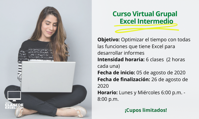 clasedeexcel's tweet photo. ¿Qué esperas para ser un experto en Excel? Matricúlate hoy mismo⏱📅
✅Más información https://t.co/zECrEhhZNX
WhatsApp 304 627 5061
#FelizMiercoles #AprendoEnCasa #Excel #Cuarentena #clasesvirtuales #ExcelColombia #22deJulio https://t.co/qsPkMa4bzP