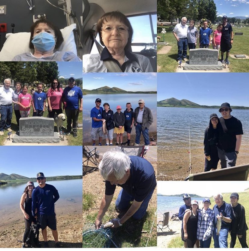 Fishing. Most people assume my grandpa is the one who taught me everything about fishing, and while that may be partly true, my grandma can out fish anyone. From the time I was little I loved going fishing with them. Im so glad I was able to go one last time to Blackfoot.