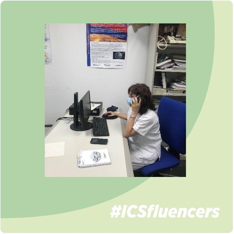 icscat's tweet photo. @purirobles2 @salutcat #ICSfluencers @purirobles2: “La gestora de casos ens ajuda que cap malalt PCC/MACA no quedi oblidat amb la #COVID19 i l’estiu”#S54PR  #apcostaponent https://t.co/YdaSPT0izB