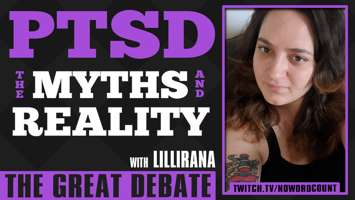 NoWordCount's tweet photo. โฐTODAY 1PM EST / 6PM BST
โก๏ธ https://t.co/HKUKkc3EW1
Veteran @LilliranaG with join @TeshyGames & I on #NoWordCount today to discuss a difficult but important topic... Post Traumatic Stress Disorder.
PTSD affects people in many ways - we will be dispelling many myths about it. https://t.co/csi9b8fa9q