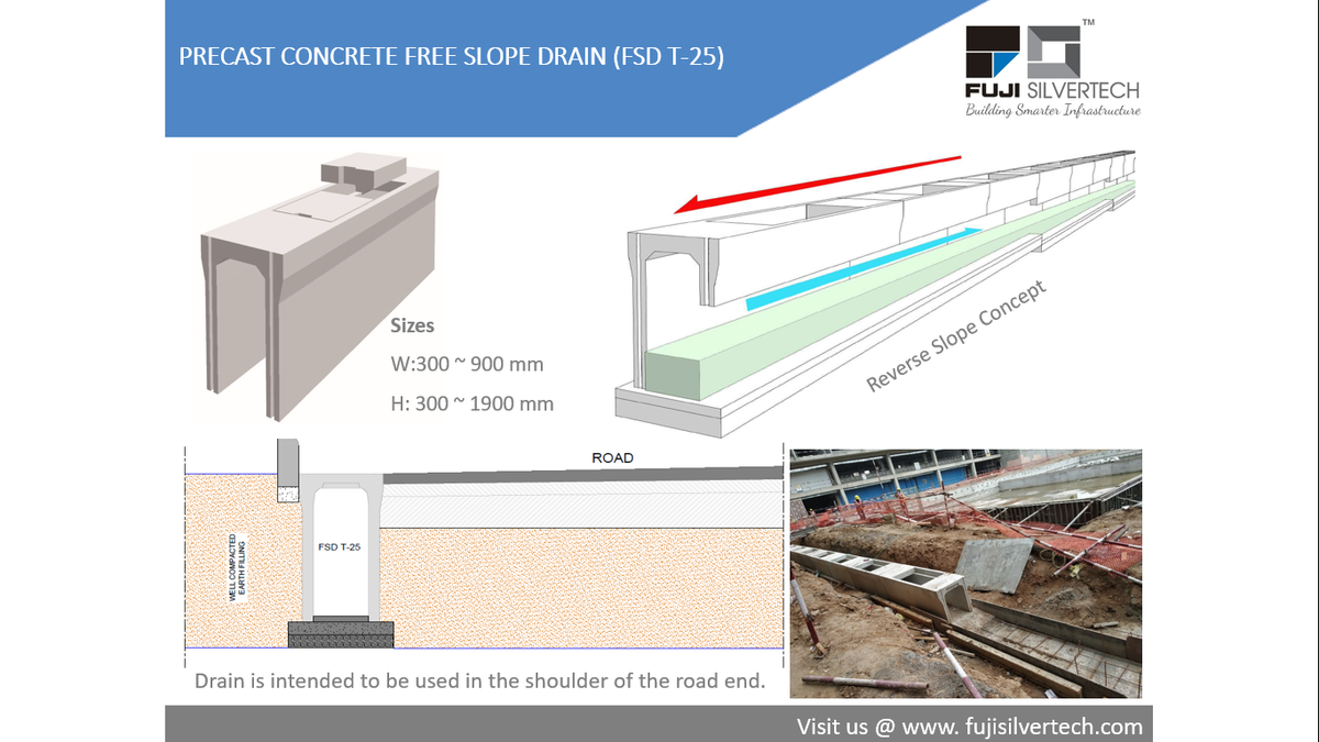 Fuji_Silvertech's tweet photo. #fuji #silvertech #pride #precast #concrete #india #design #development #focus #japanesecompanies #concretetechnology #manufacturing #stormwaterdrains #sewage #boxculverts #retainingwalls #compoundwalls #ftflumes #cableducts #powerducts #trafficmanagement #railways https://t.co/e6nlwyPG9y