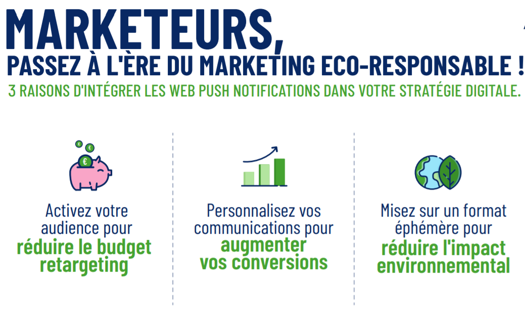AdrenaleadL's tweet photo. [🌳#INFOGRAPHIE] #Publicité #EcoResponsable
#Marques qu’en est-il de votre stratégie digitale en matière d’éco-responsabilité ?
💚#WebPushNotification->1 levier digital responsable💚
#Adrenalead #WebPushCommerce #GreenMarketing 
https://t.co/2paqT9WDcS https://t.co/QsUO0C587l