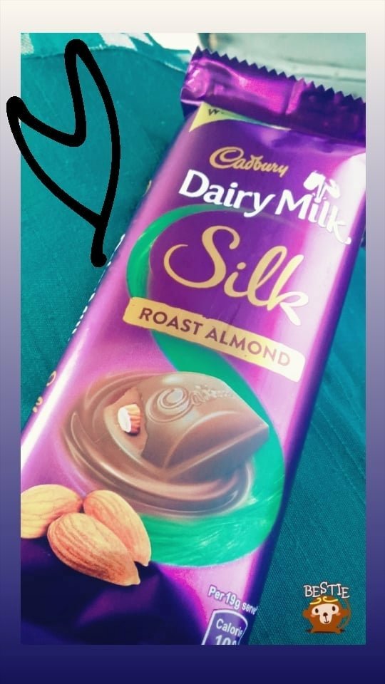 Hehehehee.. the DAIRY MILK..