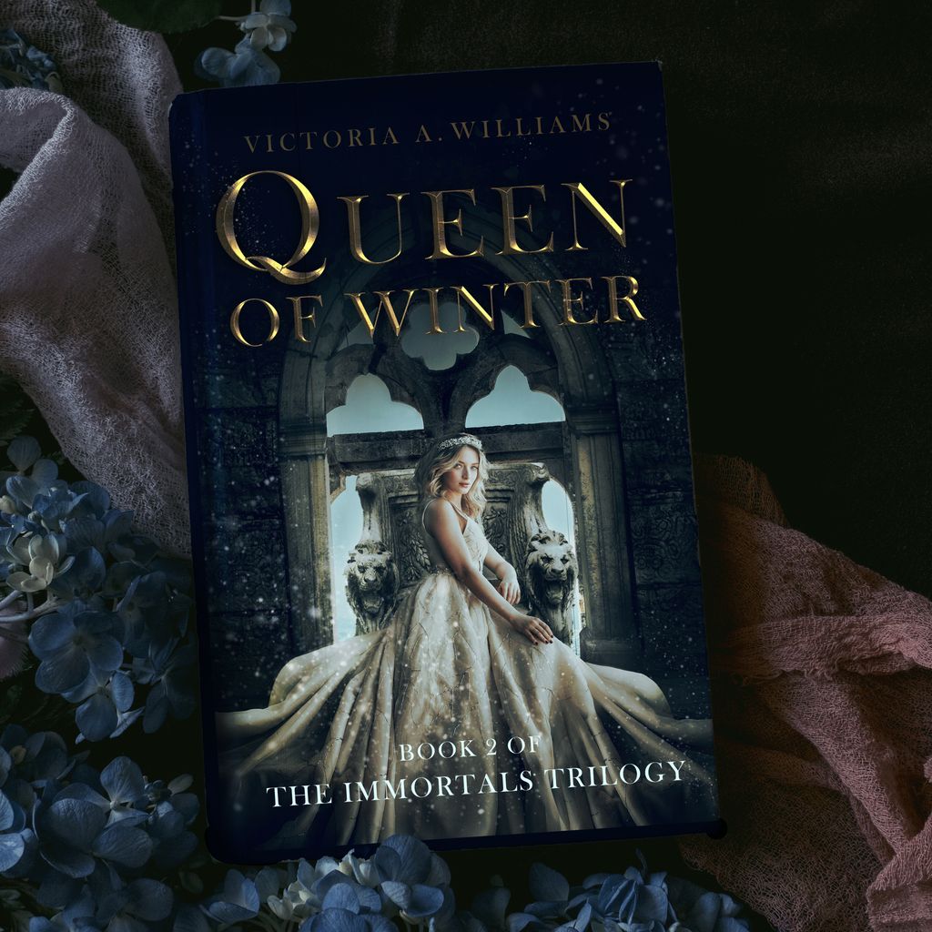 martadecdesign's tweet photo. "Queen of Winter" - a #premade #cover of mine that is now the property of Victoria Williams! I'm really glad this one finally found a story ❤️ 
#coverdesign #bookcoverdesign #bookcover #cover #premadecover #premadebookcover #premadebookcoverdesign https://t.co/IzRT4mqqNB
