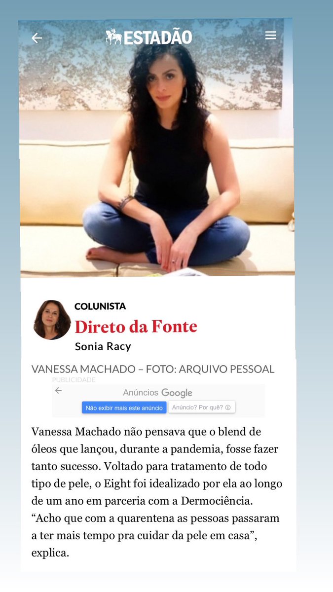 vanessamachadoa's tweet photo. Acordando com notícia boa. 😍Obrigada! @soracy @Estadao https://t.co/tHfkc9IYFa