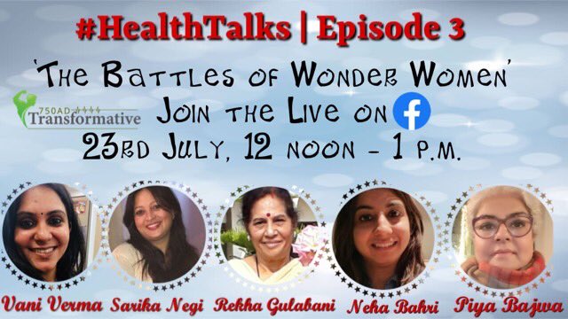 750adH's tweet photo. #Transformative will do an interesting live with #patients to understand the situation of #healthcare in #India. Please join in to share your views and talk to us if you have to share your side of the story.
Join on the Facebook page of https://t.co/Oo9XKe0umw
#transformative https://t.co/LPqZ6DisnU