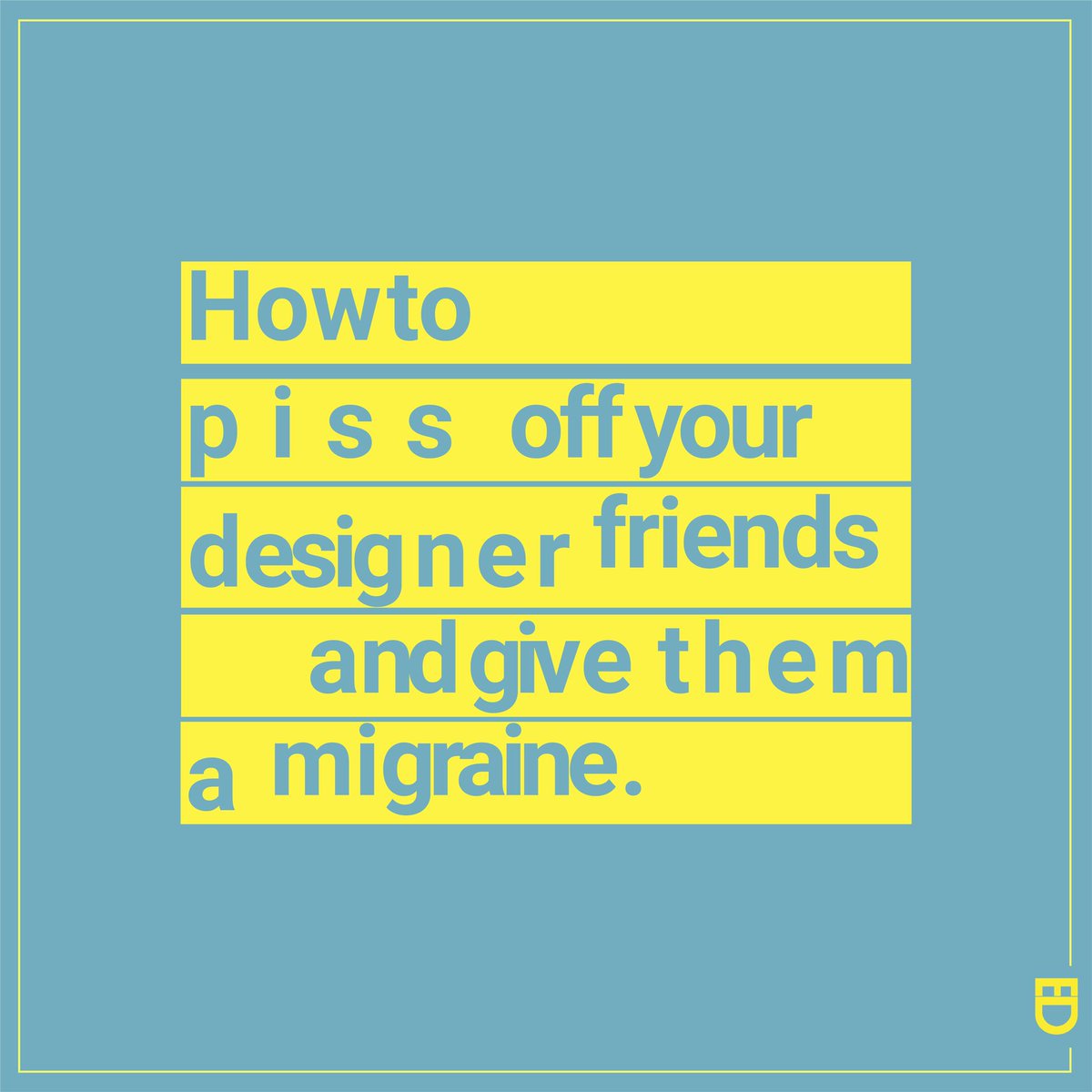 Einfach_digital's tweet photo. Tag your designer friends and let the post do the rest 😈
#einfachify #einfachdigital
#designlife #graphicdesigner #ocdproblems #justdesignerthings #agencylife #graphicsesignerlife #bangalore #bengaluru #designhumor #graphicdesigners https://t.co/d94mgT49C0