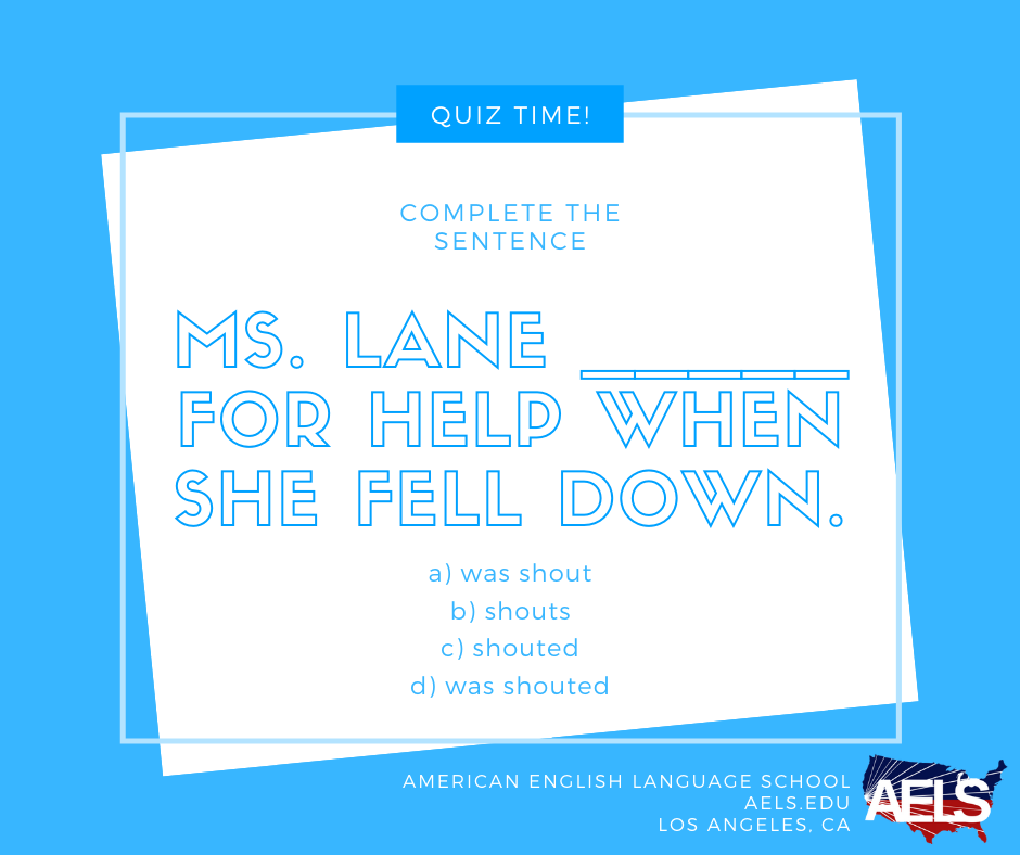 aelsedu's tweet photo. Happy Hump Day! Here's a quick grammar quiz to help sharpen your English. Choose the correct answer.
#englishquiz #grammarquiz #learnenglish #learnenglishonline #englishlanguageschool #englishlanguage #ESL #learnESL #ESLschool #ESLcourse #ESLprogram #ESLclass #practiceEnglish https://t.co/b2c4zq6zTU
