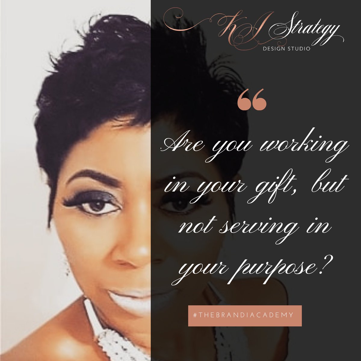 KJSDStudio's tweet photo. Wednesday's Word:  If you are working in your gift, but not on your divine assignment the people you are assigned to transform remains wondering in the wilderness.  Stop running from God...your full inhertiance awaits...
#kjsdstudio #TheBrandIAcademy #Brandingtips https://t.co/eshw5TE1J5