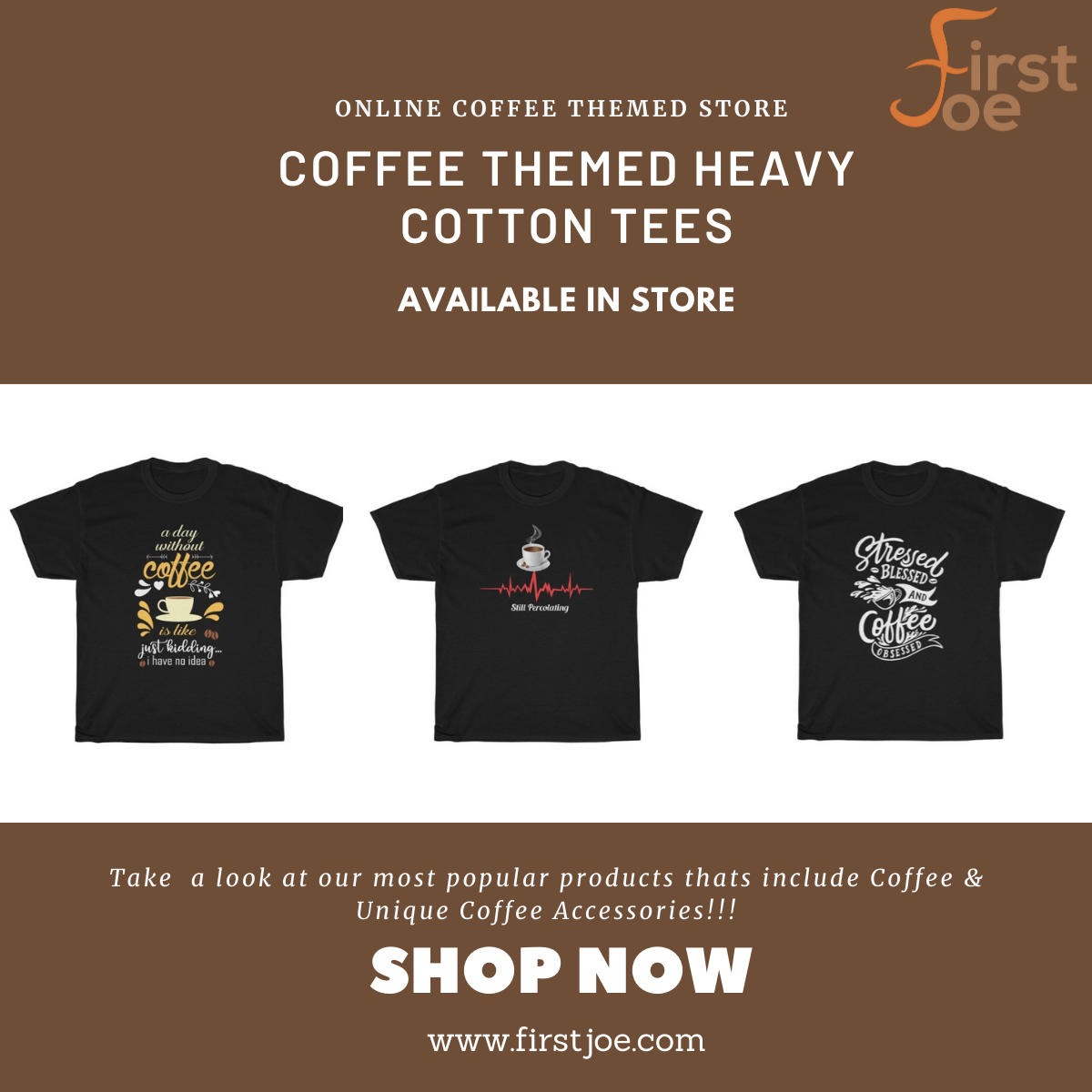 👀Shock your family and friends with this cool and unique T-Shirt Design☕

Take a look at some of our most popular novelty coffee mugs, spoon and more!

Visit our Store: firstjoe.com

#coffee #gifts #store #mugs #fashion #tshirts #Tees #Coffeelovers #coffeeshirts