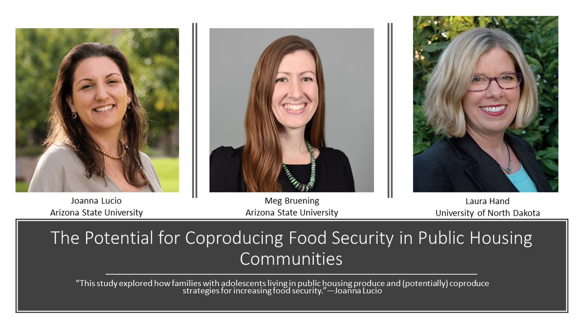 JPNAffairs's tweet photo. Let's kick of the roll out of 6(2) by highlighting work by @LucioUMS (@ASUgreen), Meg Bruening, and @MyLifeOfTheMind (@UofNorthDakota) exploring how families with children living in public housing might coproduce food security. #ProudlyOpenAccess #Summer2020JPNA https://t.co/3ngKN4tBKw