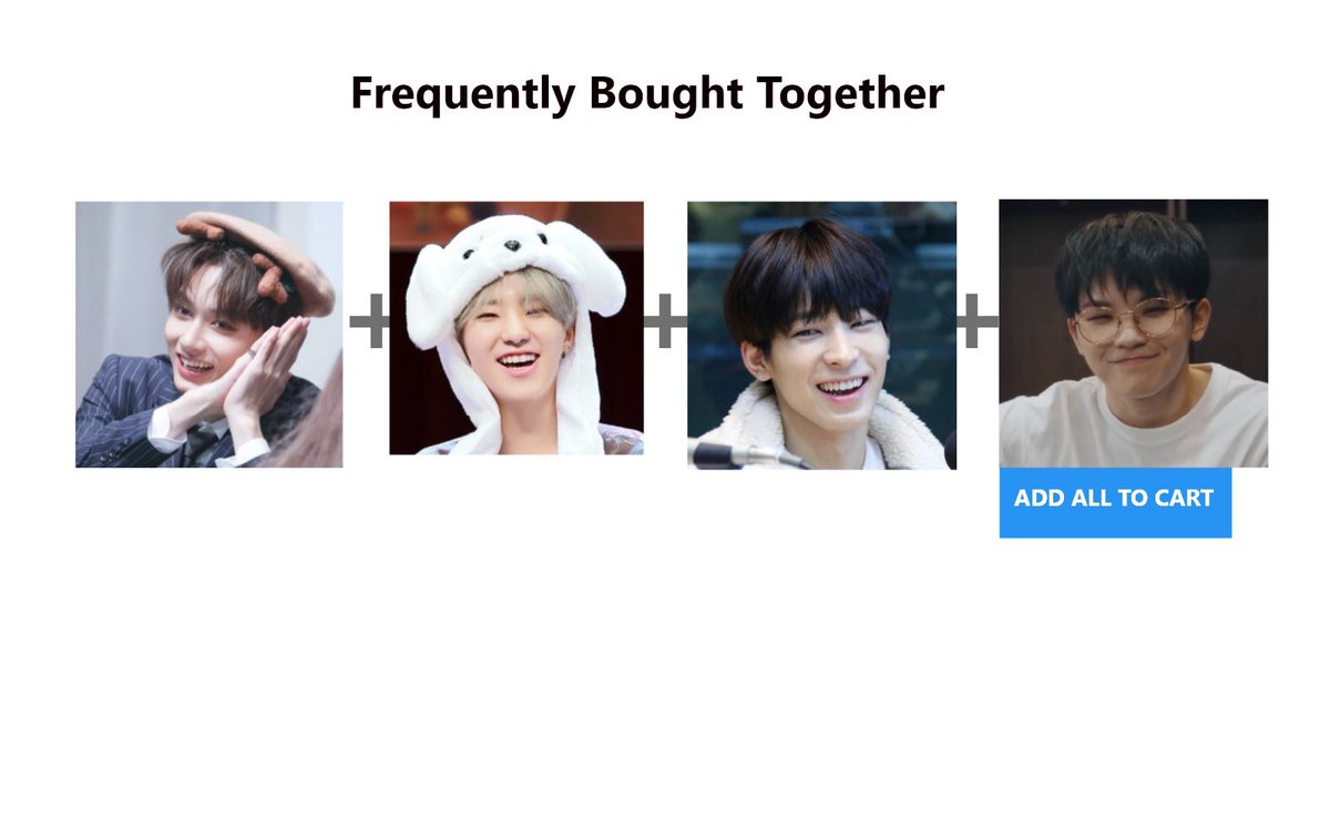 frequently bought together!! do not separate!!