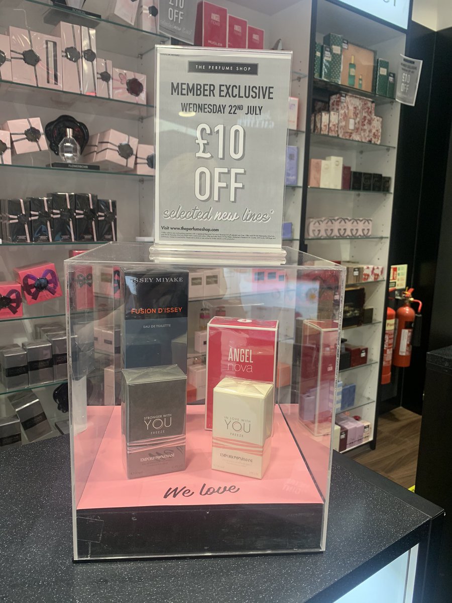 tpsbootle108's tweet photo. Wow Wednesday members only deal is £10 off selected new fragrances. Pop down today so you don’t miss out on this amazing deal!! @TPSPeople @NatalieFrench5 #wowwednesday https://t.co/bWrUWV5EtE