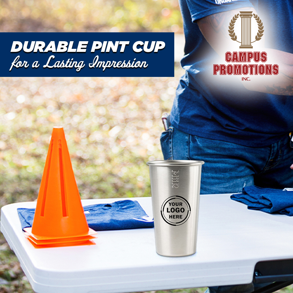 CampusPromo's tweet photo. This durable, stainless steel pint cup is excellent for awareness campaigns, because it will help recipients remember your chosen cause for years to come. 🥤

Visit us at https://t.co/23jvnyUjCZ!

#CampusPromo #awarenesscampaign #raiseawareness https://t.co/EONDgTGgKO