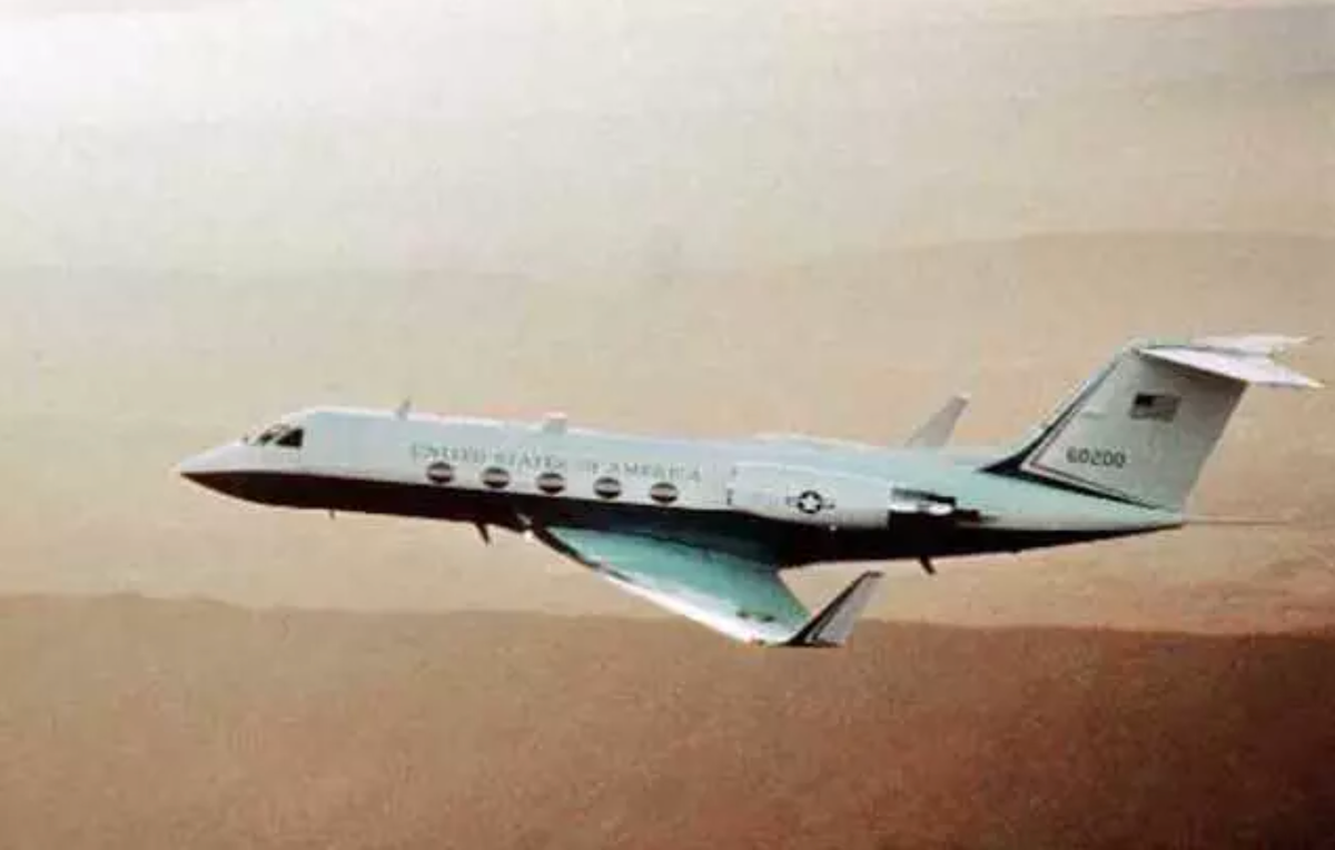 The C-20 is a modified Gulfstream civilian aircraft. The planes are used to transport high ranking officials from the government and Department of Defense.