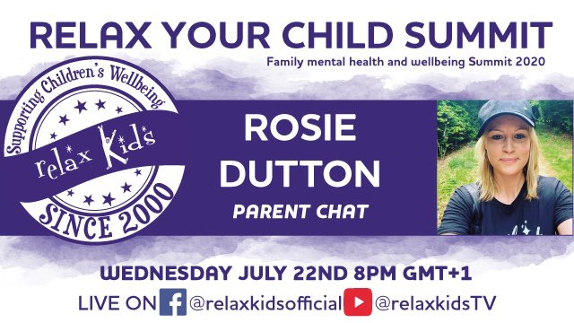relaxkids's tweet photo. Joining us tonight for our Parent Chat is Relax Kids Coach, blogger and all round brilliant person Rosie @muminthemoment. Rosie will be chatting about life in lockdown, self-care as a single parent and funny moments along the way. Don’t miss it. #RelaxKids #RelaxYourChildSummit https://t.co/HjWVu4iBbb