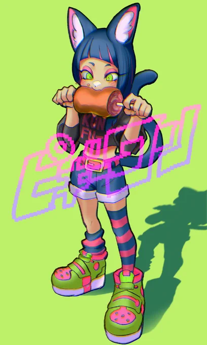 シャミィてゃんを清書した🍖
#ピギーワン 