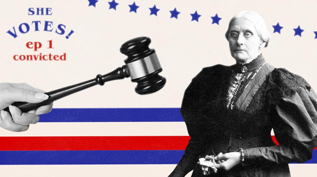 In 1872, Susan B. Anthony was arrested. Her crime? Voting while female. Hear the full story today on the first episode of She Votes! from hosts <a href="/LynnSherr/">Lynn Sherr</a> and <a href="/EllenGoodman/">Ellen Goodman</a>. Listen &amp; subscribe: apple.co/30AoJAh