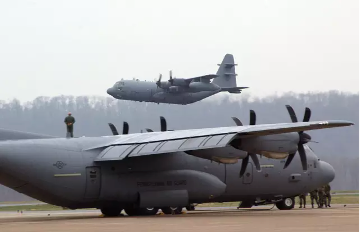 Both variants of the EC-130 are heavily modified versions of the C-130 airframe. EC-130H makes use of tactical weapon systems to disrupt enemy command, control & comms.The EC-130J meanwhile is used to broadcast comm including FM radio, tel programming, & comm brands.