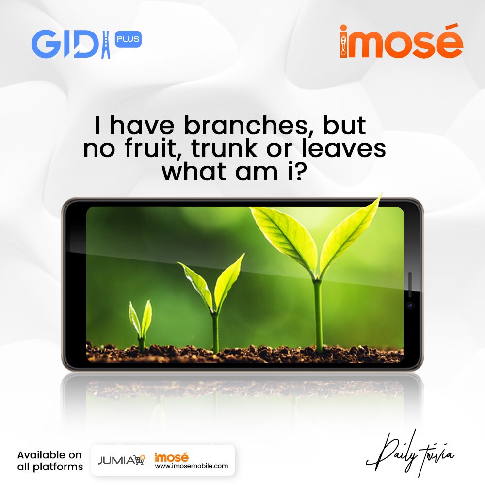 imosemobile's tweet photo. Trivia Wednesday anybody?
Give this a shot and you could be lucky.
#GiDiStyle #Trivia https://t.co/gGTp2l97ny