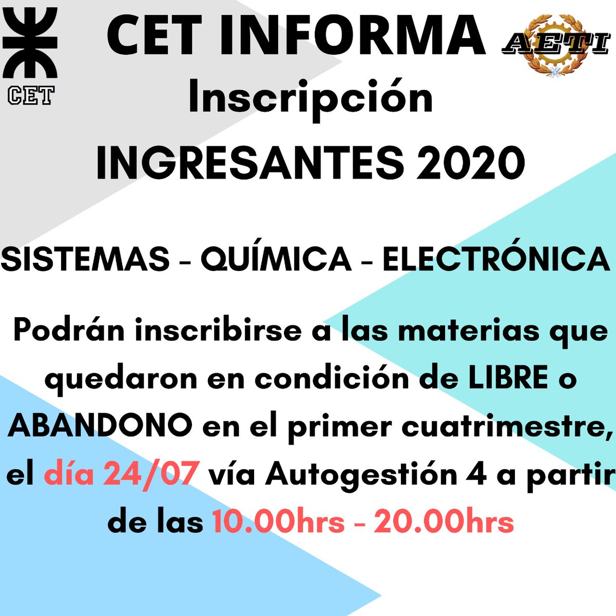 [ INSCRIPCION INGRESANTES 2020 ]