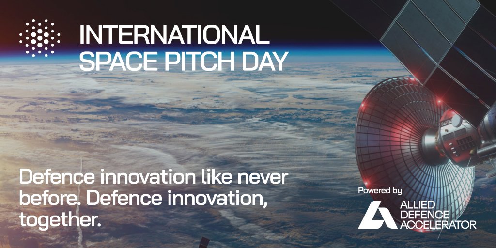 UKDInnovation's tweet photo. International Space Pitch Day has been launched by @HarvSmyth! ✨This is a joint UK-US initiative to find, fund &amp; fast-track #innovation &amp; #technology that'll be the best of the best to help our militaries in #space🌌 $1m (£800k) funding available! https://t.co/DRhZLjAlJa https://t.co/Z26aFEudDW