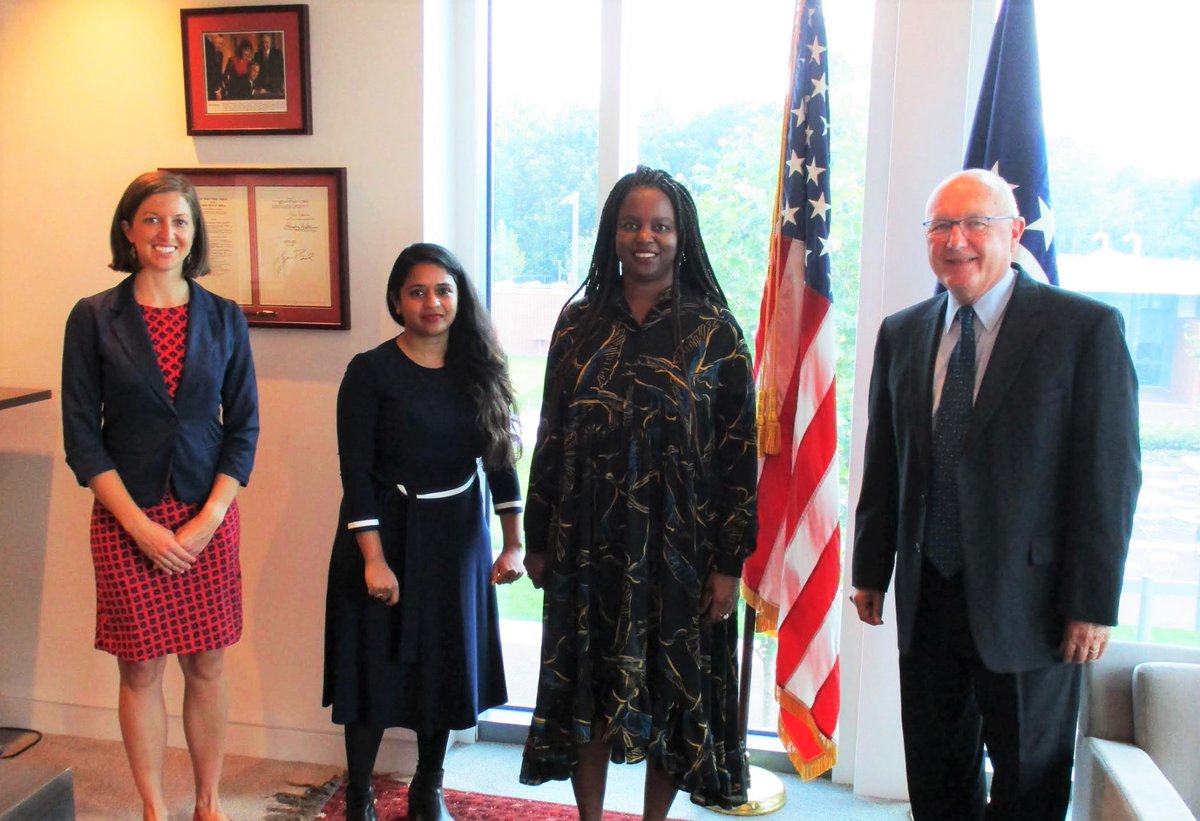 Welcomed 2 inspiring business leaders to the Embassy.  Thanks for enlightening discussion about the challenges facing business women in NL/Europe, especially in the current context. Looking forward to working w/ FEM-START on building a safe space for women entrepreneurs to thrive