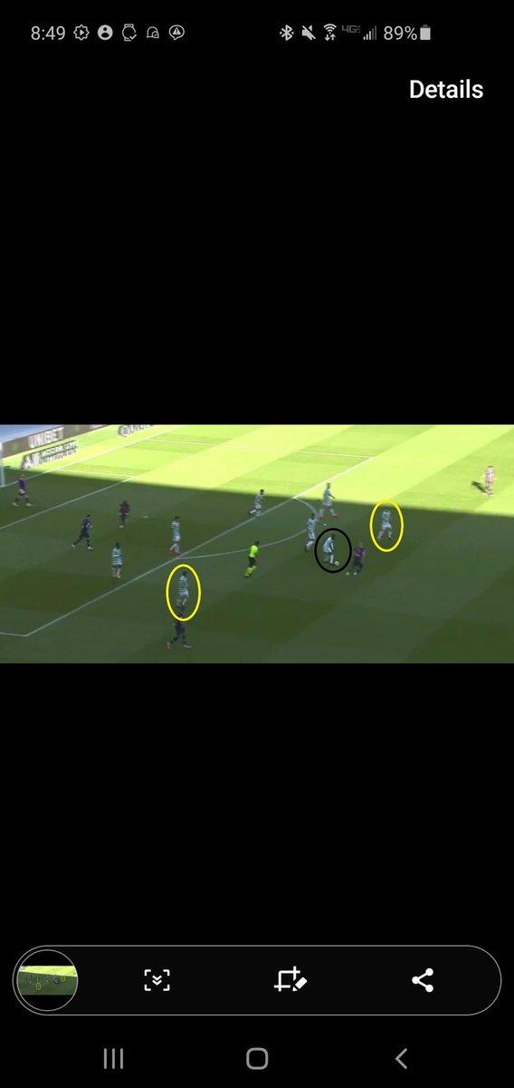 Christie and McGregor in the box making it 6 vs 3. Ntcham and Taylor also in support with Ntcham in mop up position to win the loose ball as the PSG player is tackled. Even if one assumes Brown could have made that run, would you rather have he or Ntcham starting a counter?