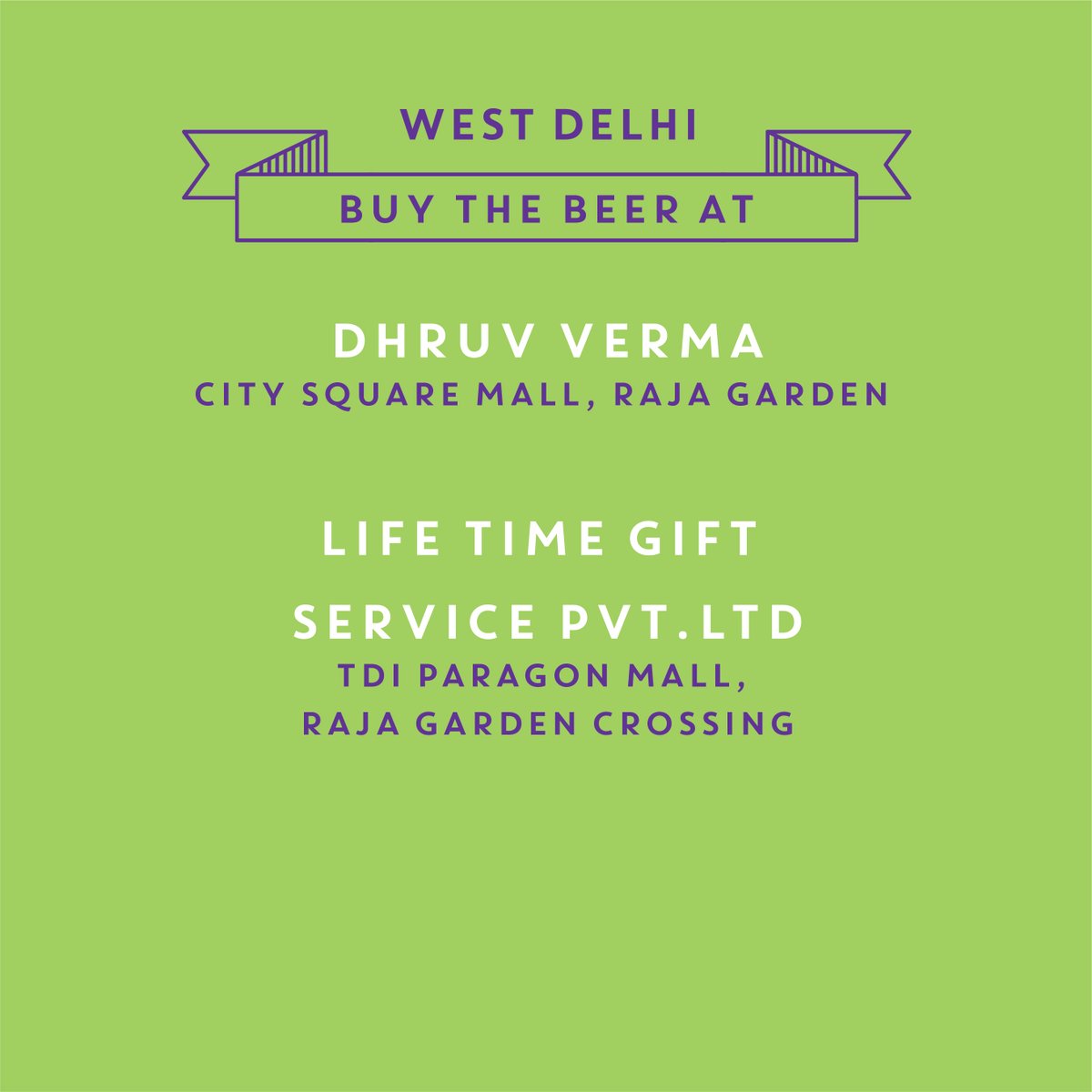 bira91's tweet photo. Listen up, Delhi! Head over to the following outlets to stock up on the Indian Pale Ale brewed with pomelo.🍻
#HelloPomelo #TheIndianPaleAle #Bira91 #Bira91Beers #StockUp https://t.co/vES31jJcf1