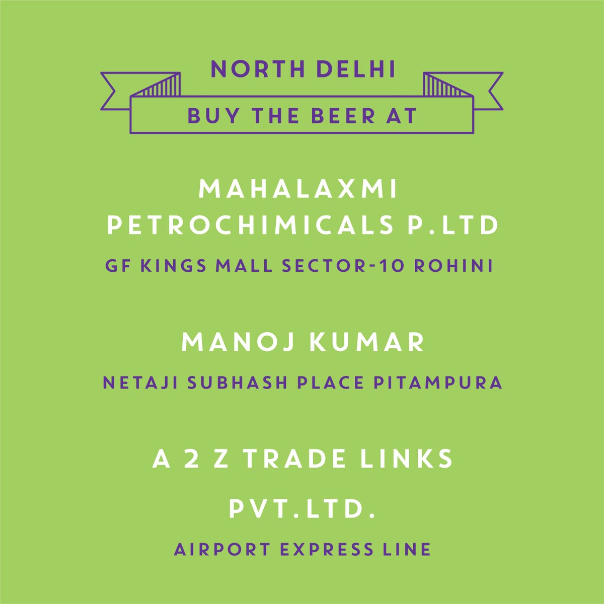 bira91's tweet photo. Listen up, Delhi! Head over to the following outlets to stock up on the Indian Pale Ale brewed with pomelo.🍻
#HelloPomelo #TheIndianPaleAle #Bira91 #Bira91Beers #StockUp https://t.co/vES31jJcf1