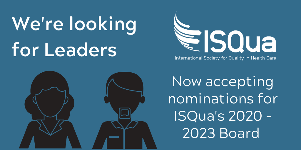 ISQua's tweet photo. Did you know that there are just three weeks left for #ISQuamembers to submit their nominations for the Board elections? 

Find out more about the timeline and process: https://t.co/Hj8iNc5DHe 

#BoardElections #ISQuaBoard #ISQuaCommunity https://t.co/840njztyd5