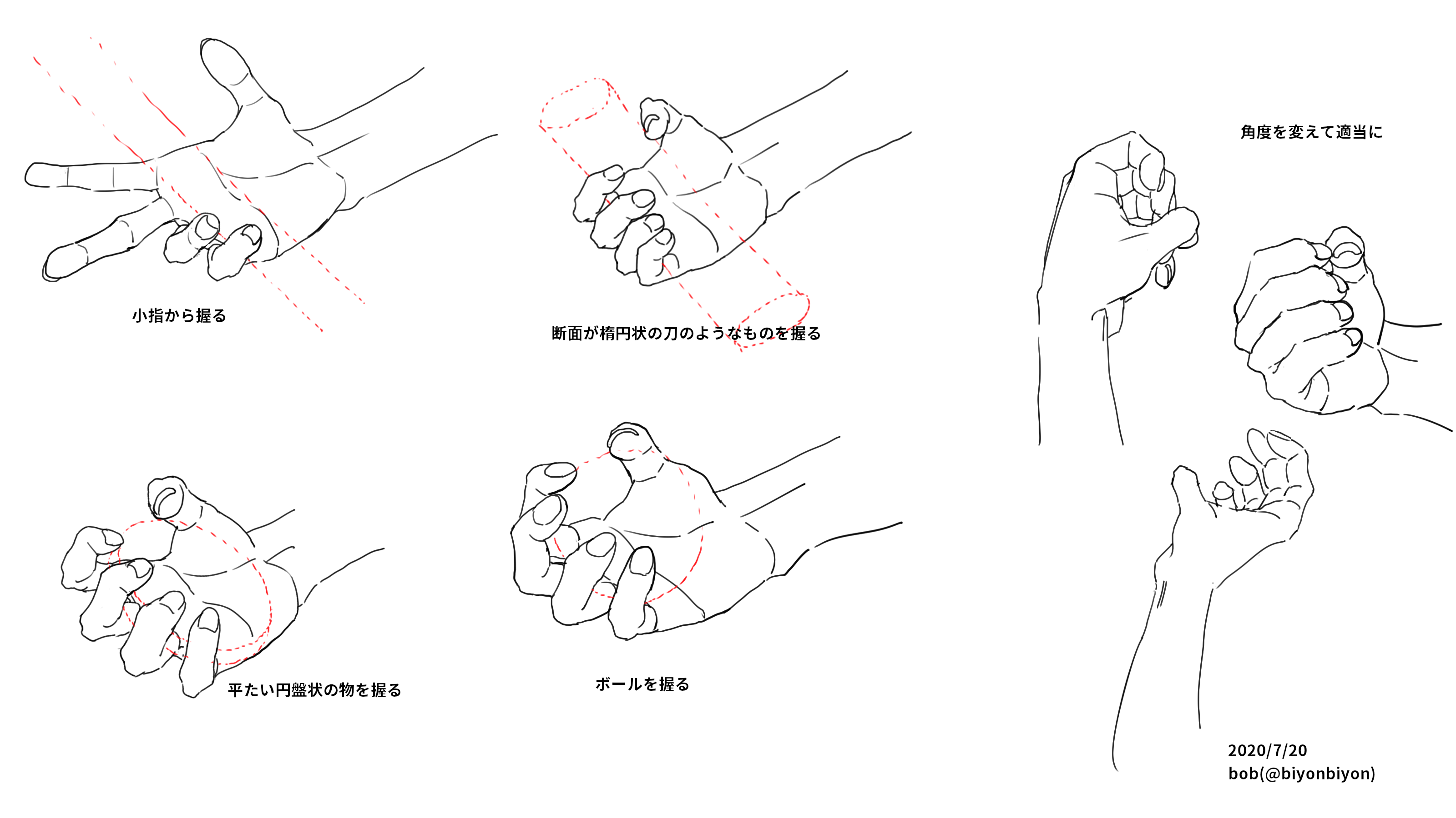 Bob 何かを握る手の覚え描き T Co 66d1x77qp6 Twitter