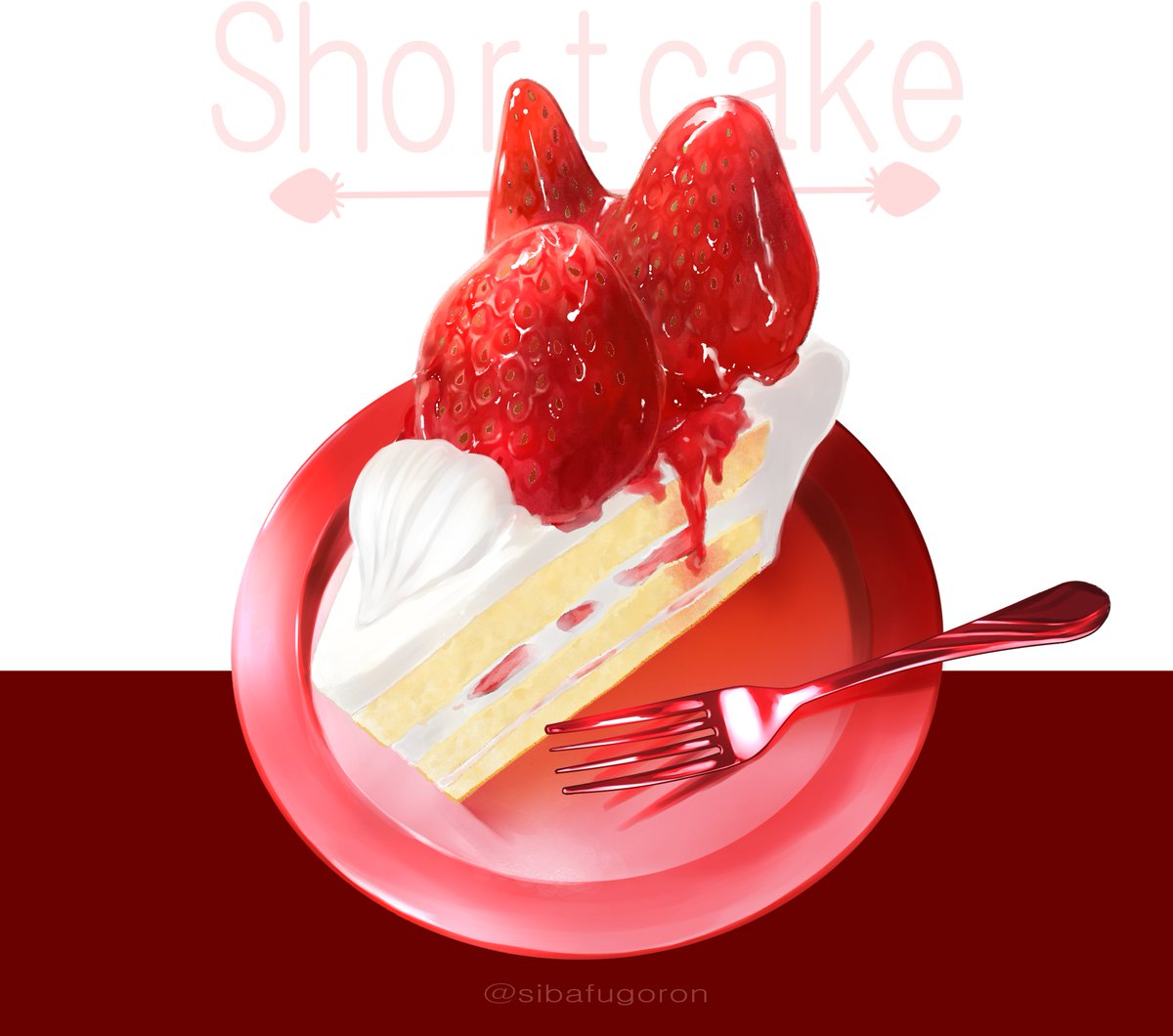 ショートケーキの日 カレンダーの22日の上に15日があるからイチゴ こう ちゃとのイラスト