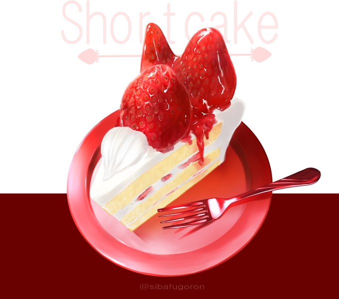 ショートケーキの日のtwitterイラスト作品