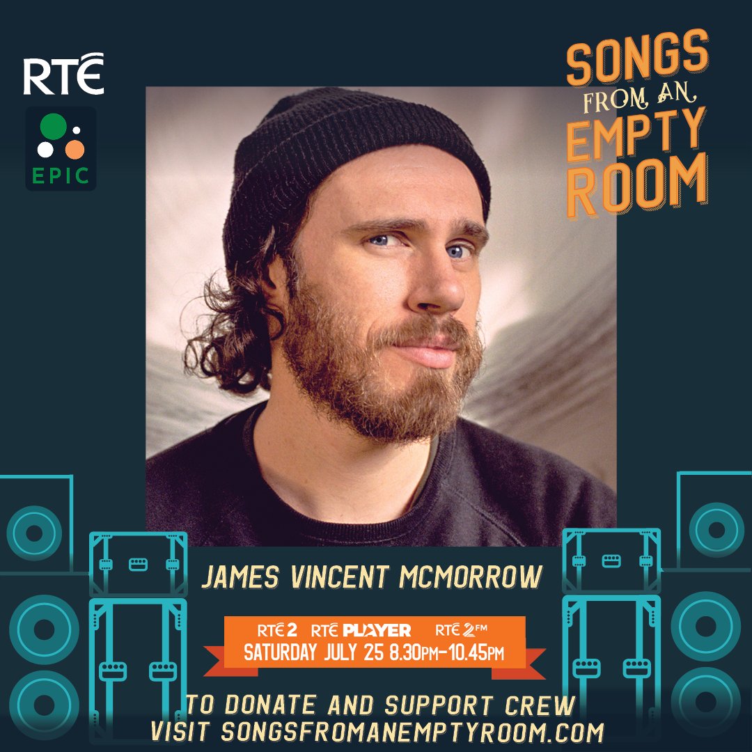 mcd_productions's tweet photo. Missing live music? #SongsFromAnEmptyRoom is coming to you LIVE this Saturday night from 8:30pm on @RTE2 @RTE2fm &amp; @RTEPlayer bringing some of Ireland's top acts to your home, broadcast live from iconic venues around the country! 🇮🇪

🎪 @Epic2020_Group @WATSAire 🔥 https://t.co/0xBhcbIIeU