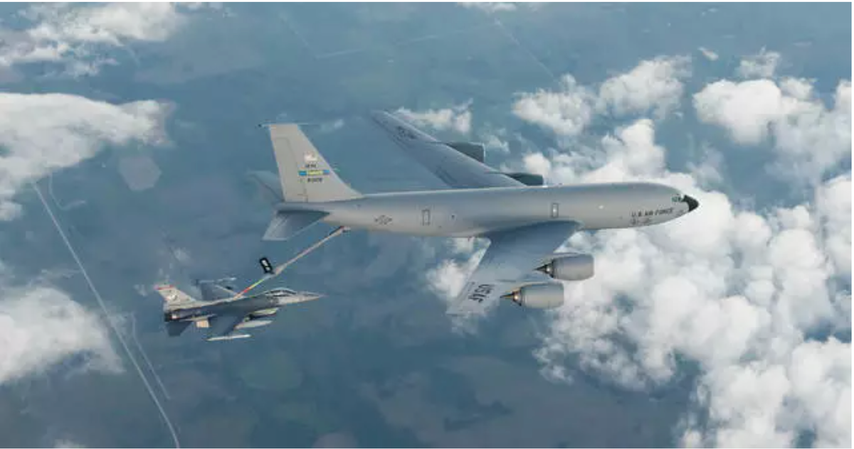 The Stratotanker provides the backbone of the US Air Force aerial refueling operations. It provides support to the Air Force, Navy, Marine Corps, and allied nations. The KC-135 can also be used for aeromedical evacuations.