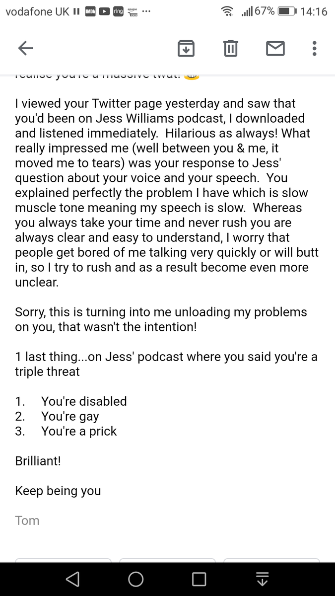 tumourfun's tweet photo. @josierones Hi Rosie👋 massive fan, I've written you a message but it's too long for Twitter so I've taken a screenshot of it in email. https://t.co/rxaqlgK2xl