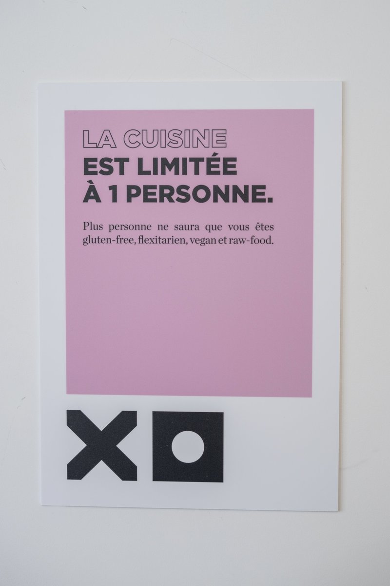 laReclame's tweet image. La signalétique Covid de @ROSAPARK_agency