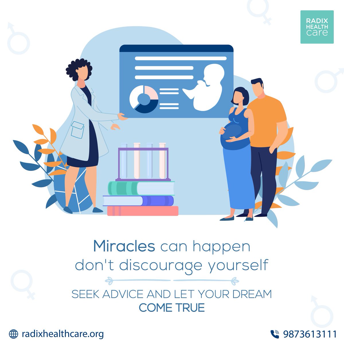 radixhealthcare's tweet photo. Infertility can be stressful but it's not the end of the world. IVF can make your dreams possible.
Contact- 9873613111
https://t.co/Yuaw1B8Gkl
#ivf #drrenulik #ivfjourney #ivfcare #infertility #ivfsuccess #bookyourappoitment #beingparents #ivfmom #radixhealthcare #ivfconsultant https://t.co/wKxgPMP09l