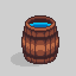 MochaMilk8's tweet photo. a random barrel that i made today. #aseprite #pixelart #pixelartist https://t.co/Wxy9eUJDc9