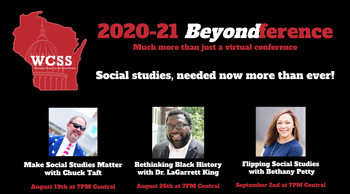 WCSS1's tweet photo. Check out our stunning opening lineup for the WCSS #Beyondference ...and we are just getting started! Register now! @Chucktaft @DrLaGarrettKing @Bethany_Petty #sstlap #xplap #sschat #hsgovchat #worldgeochat #elemchat
https://t.co/iXzOfSL3ke https://t.co/IieXKte49o