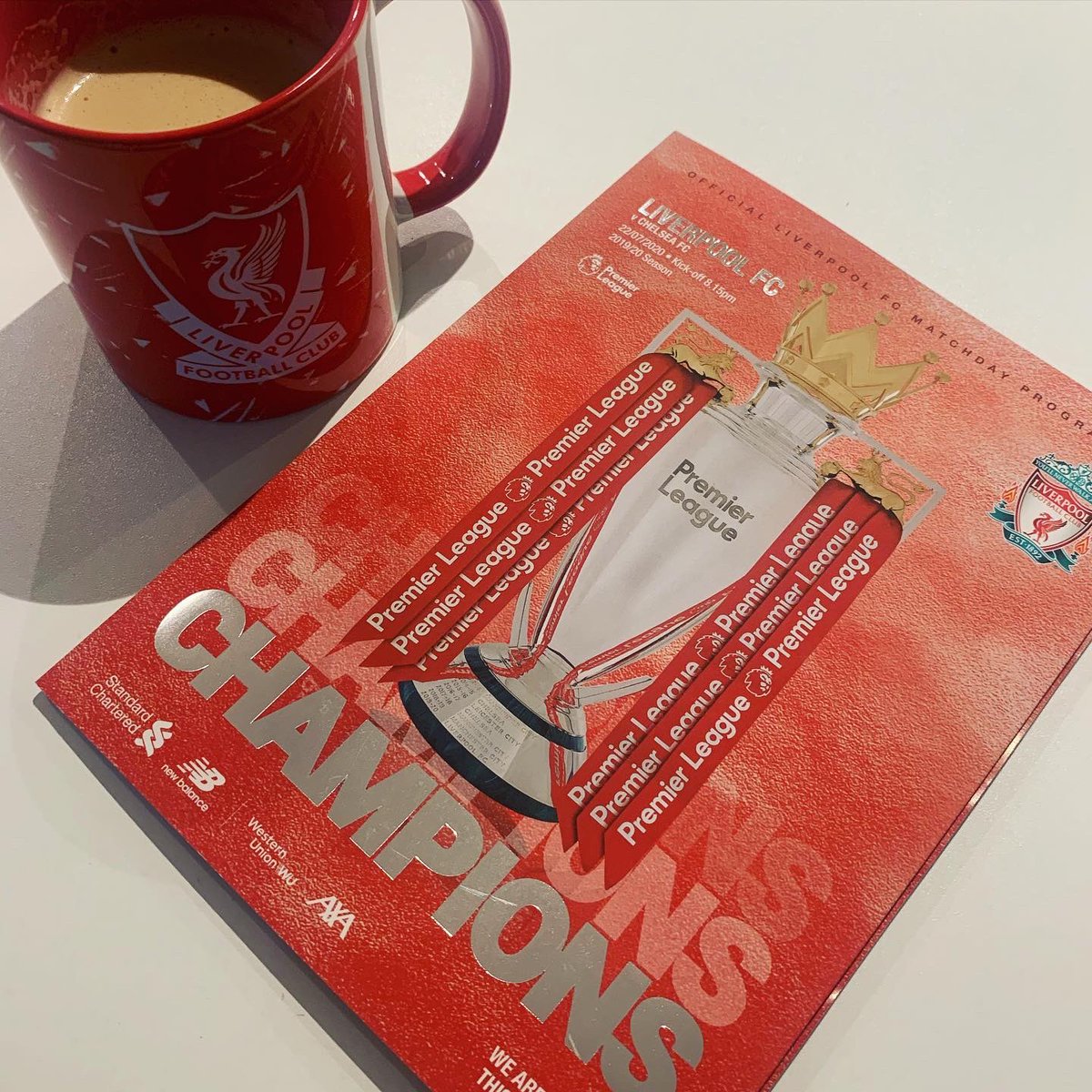 Absolutely made up to have a piece in today’s historic <a href="/LFC/">Liverpool FC</a> match day programme. It’s such a fitting way to end this unbelievable season. Thanks to <a href="/TheLiverpolitan/">david cottrell</a> <a href="/reach_sport/">Reach Sport</a> and <a href="/RobVincentMusic/">Robert Vincent</a> for the chat!