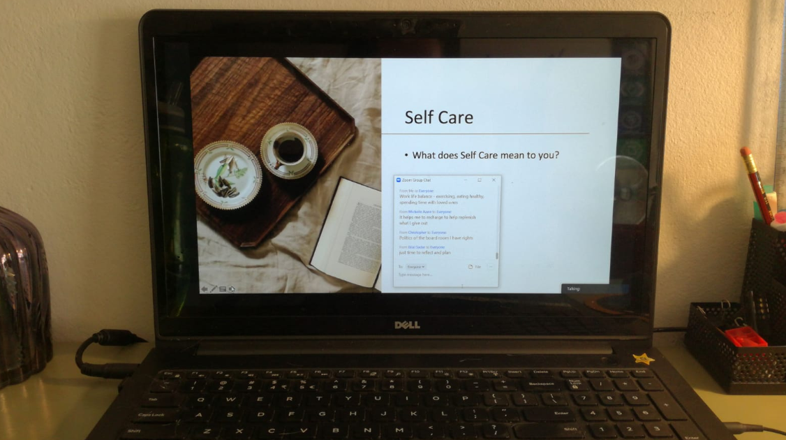 SpitfireInbound's tweet photo. First steps to resilience: cultivate emotional intelligence and self-care @laurenhatting #resilience #Lockstep #SpitfireInboundAcademy #webinar https://t.co/LuUqfqmTmZ