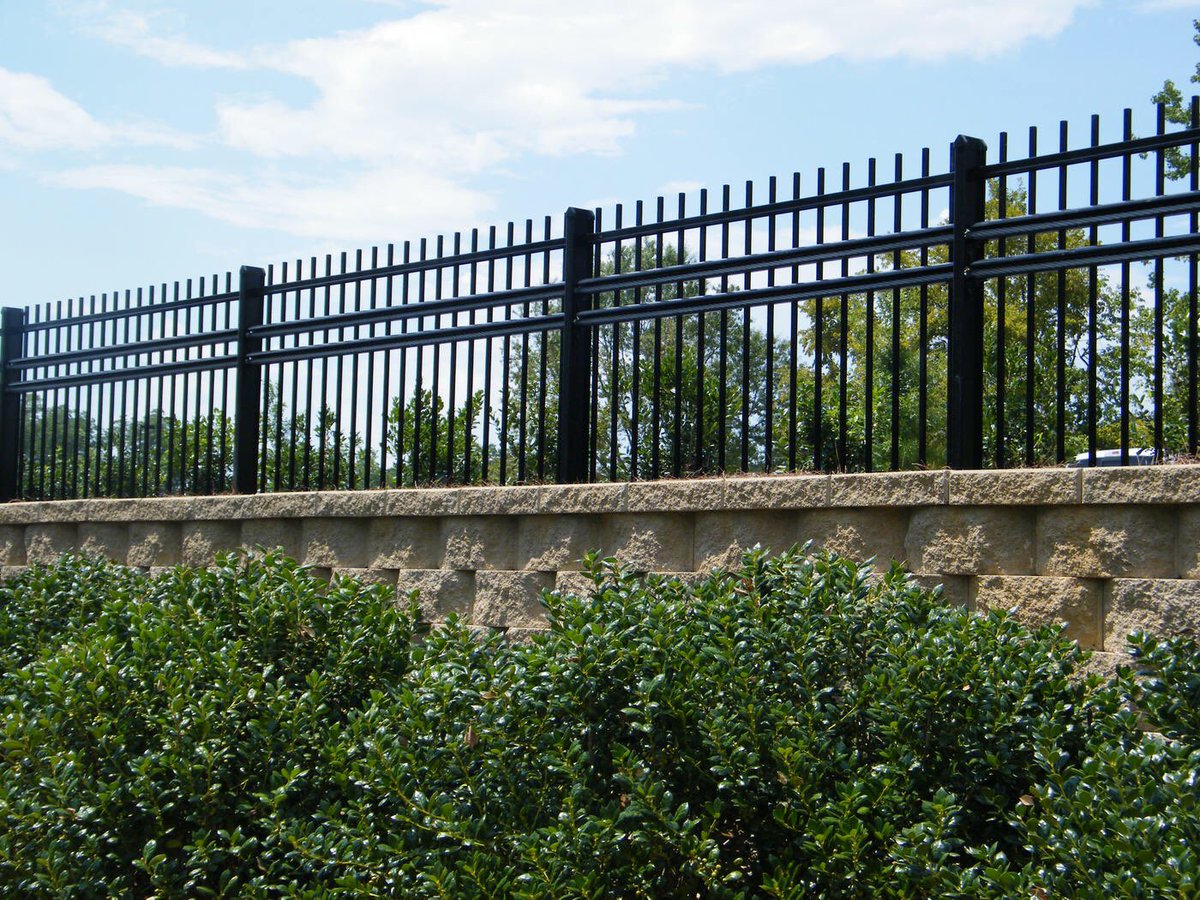 TuscoInc's tweet photo. Ornamental fencing and gates are a perfect solution for sites where the need of perimeter security need not come at the cost of aesthetic beauty. Crash rated and anti-climb ornamental fencing is also available for sensitive facilities. 

#tuscoinc #perimetersecurity #ornamental https://t.co/BS1PcfyFIL